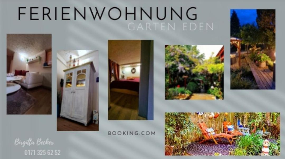 Ferienwohnung Im Garten Eden Grünberg Exteriör bild
